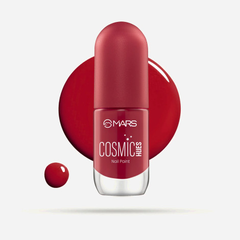 Mars Cosmic Hues Nail Paint - 05 Cosmic Red (China)