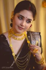 13 Haath Dhupian Silk Saree in Screen Print with Afsan Work