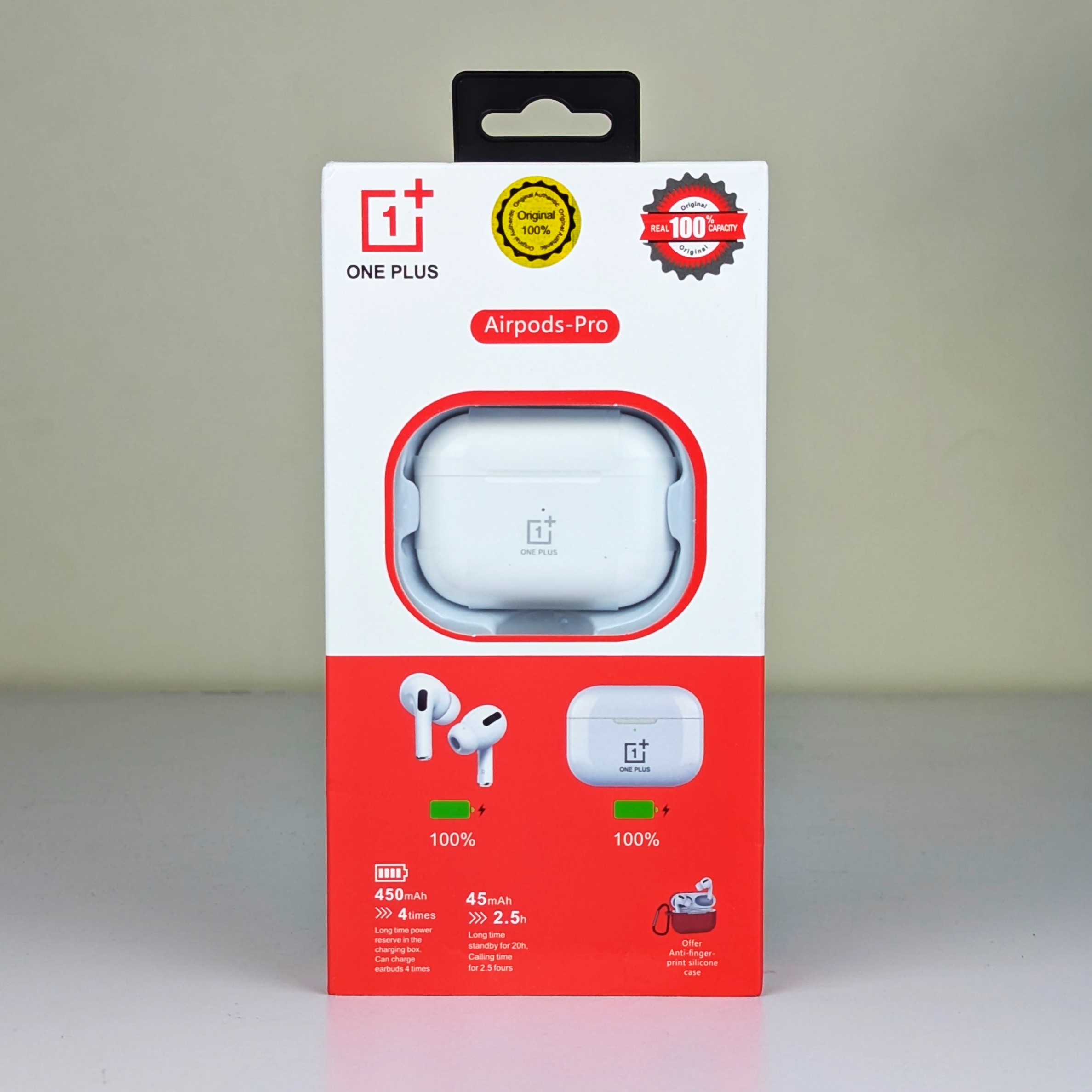 OnePlus AirRO3 True Wireless Bluetooth Earbuds – Noise Reduction TWS Earphones with 360mAh Battery & Clear Sound (White)