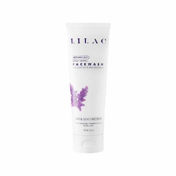 Lilac Advanced Brightening Face Wash Dry And Sensitive Skin (120ml)