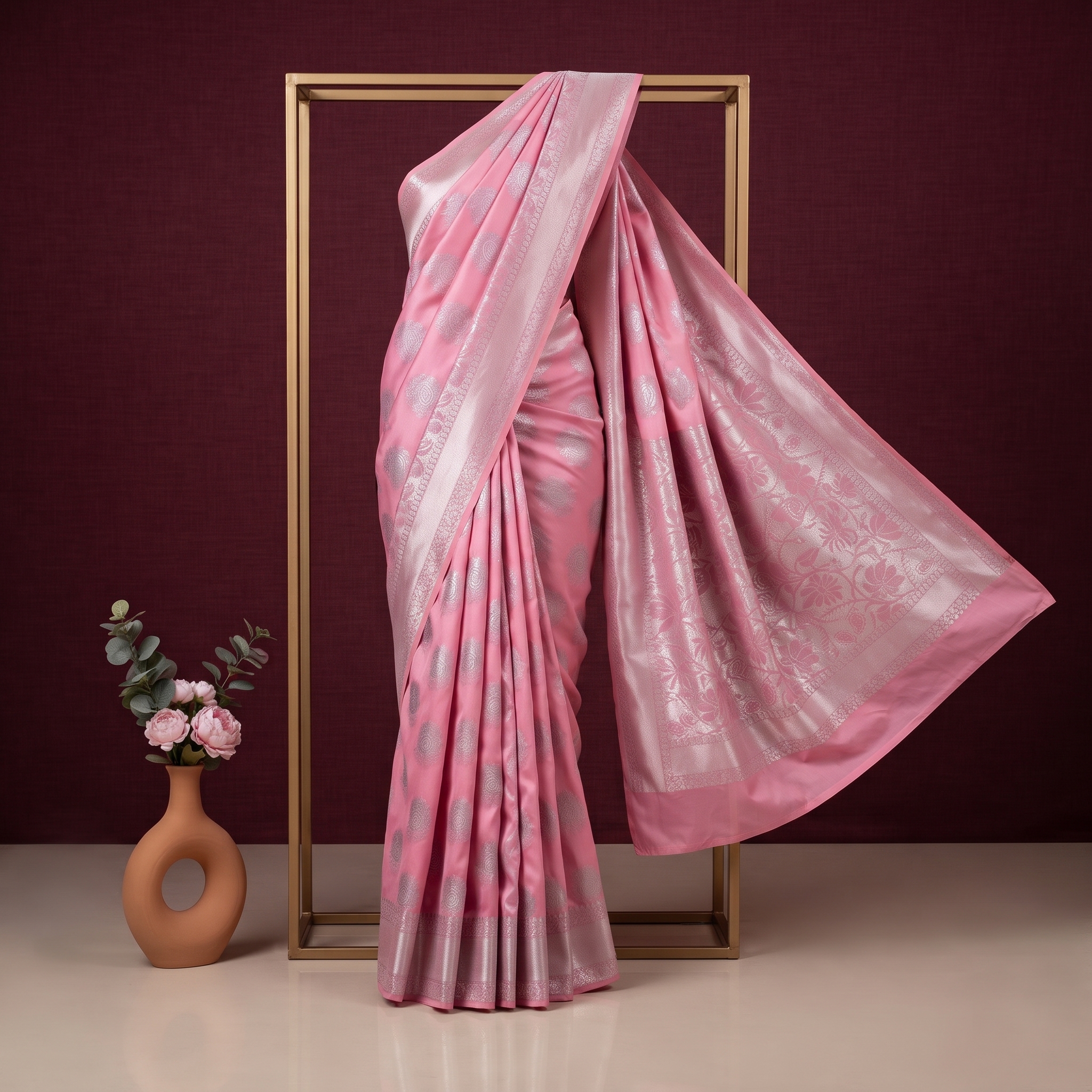 Premium Silk Katan Saree – Exclusive Design