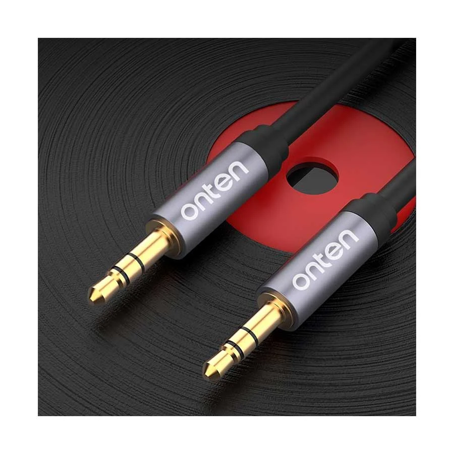 Onten OTN-A101 3.5mm Male to Male, 2 Meter, Black Audio Cable