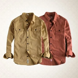 Premium High Thickness Double Pocket Shirt (2PIS COMBO)