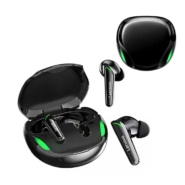 Lenovo XT92 TWS True Wireless Bluetooth Gaming Earbuds – Black Color