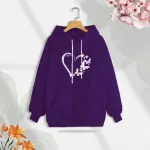 Premium Comfortable (Love Butterflies) Ladies winter hoodie