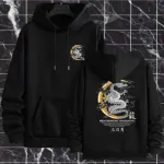 Men's Cotton Hoodie for Casual or Formal Wear, 300 GSM, 6 Colours