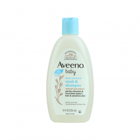 Aveeno Baby Wash & Shampoo Lightly Scented 236ml (Canada)