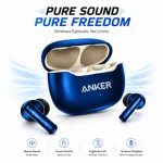 Anker TWS Wireless AC-100 Buds Pro – Hi-Res Audio Certified True Wireless Earbuds with ENC Noise Cancelling Mic, 40mm Drivers, 7H Playtime & 300mAh Case