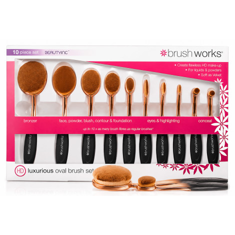 Brush Works Luxurious Oval Brush Set (China)