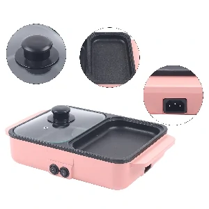 Double Electric Multifunction Hot Plate Pan Cooking Pot