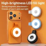 Magnetic Silicone Fill Light with Suction