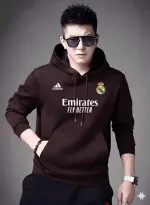 Unisex Semi Baggy Pure Cotton Hoodie with DTF Print, 330-350 GSM