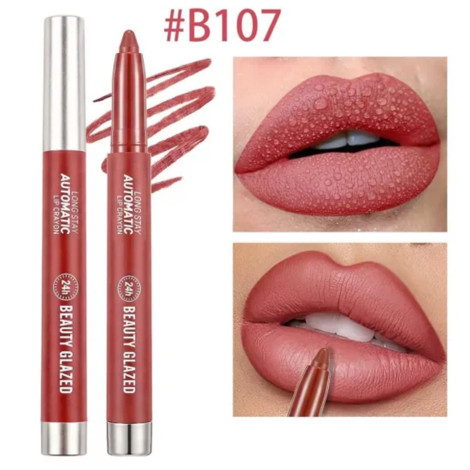 Beauty Glazed Long Stay Automatic Lip Crayon - B107 Coral (China)