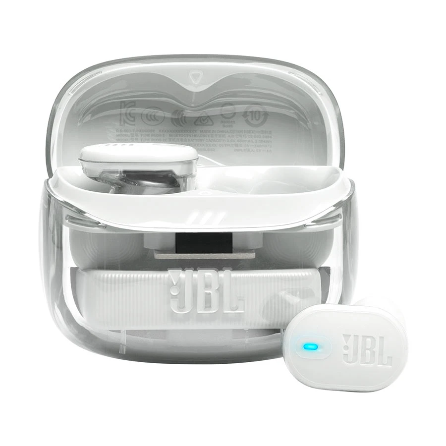 JBL Tune Buds 2 Ghost Edition ANC TWS Ghost White Bluetooth Earbuds