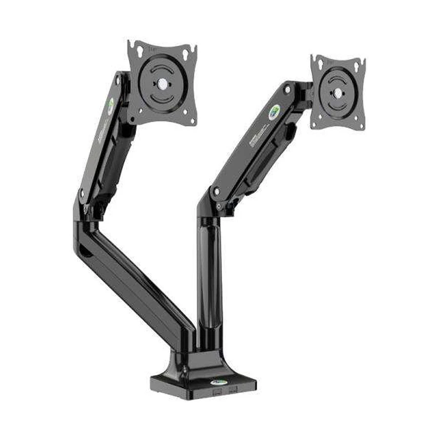 Zeno M10D/B 17-32 Inch Dual Arm Monitor Desk Mount Black
