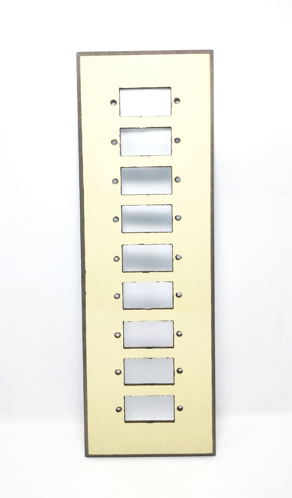 9 Hole Fiber Switch Board Off-White