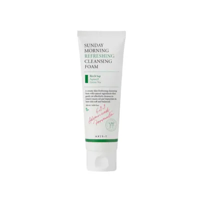 Axis-Y Sunday Morning Refreshing Cleansing Foam 120ml (Korea)
