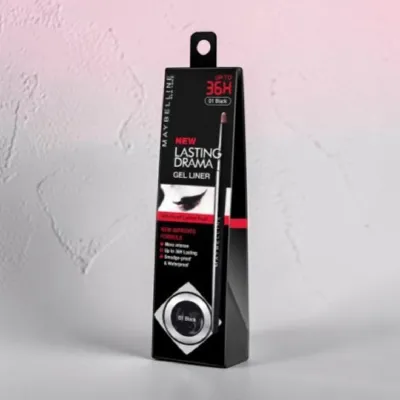 Maybelline New York New Lasting Drama Gel Liner- 01 Black (China)