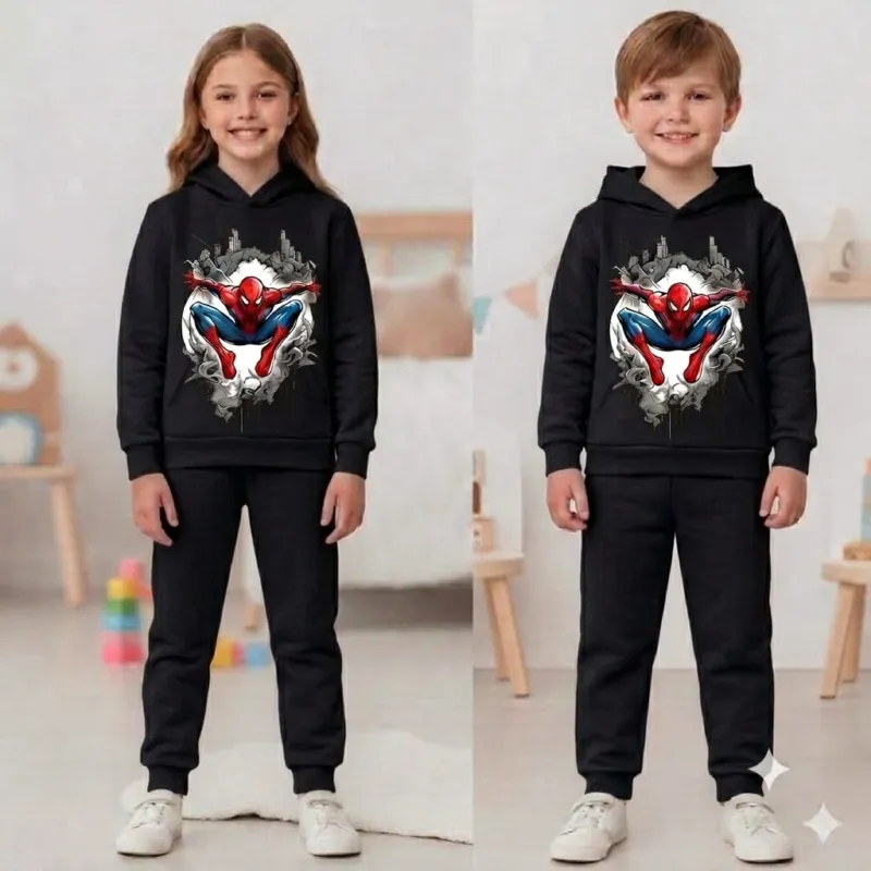 Kids Hoodie and Pant Set for Boys and Girls, 1 to 10 Years
