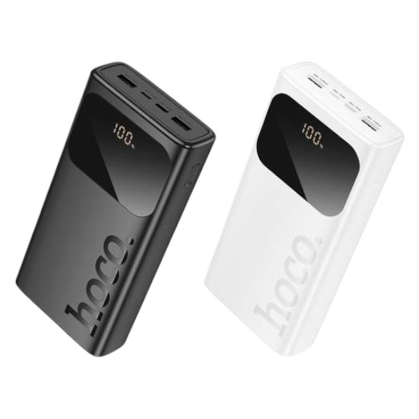 HOCO. Power Bank J144A Fast Charge 30000mAh PD Type-C 20W and 2XUSB-A with Digital Led Display .