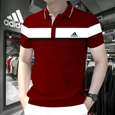 Men's Casual PK Cotton Polo Shirt, 210 GSM, Sizes M and L, 6 Colours
