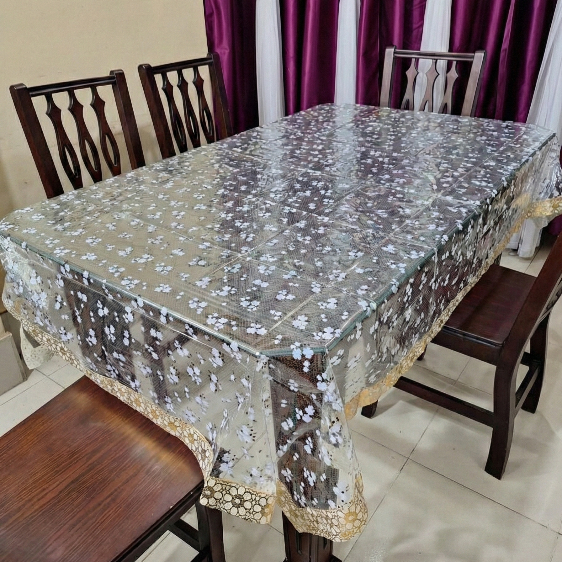 6-Chair Dining Table Cover (7ft x 5ft)