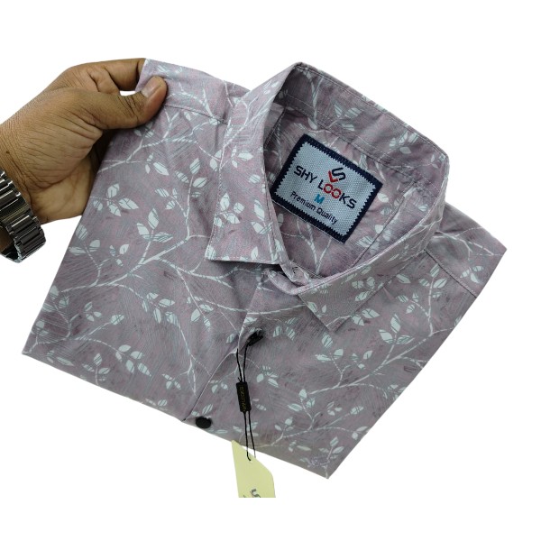 Cotton Full Sleeve Printed Shirt For Men