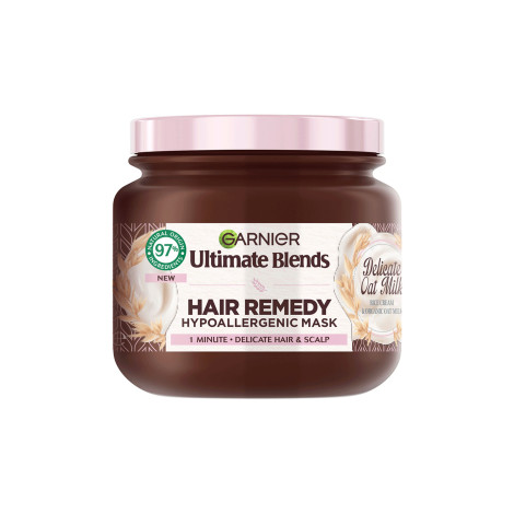 Garnier Ultimate Blends Delicate Oat Milk Hair Remedy Hypoallergenic Mask 340ml (Germany)