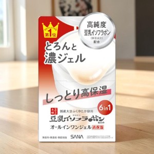 Sana Nameraka Honpo 6In1 Extra Moist Gel Cream 100g (Japan )