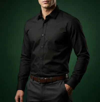 Premium Formal Shirt (Black)