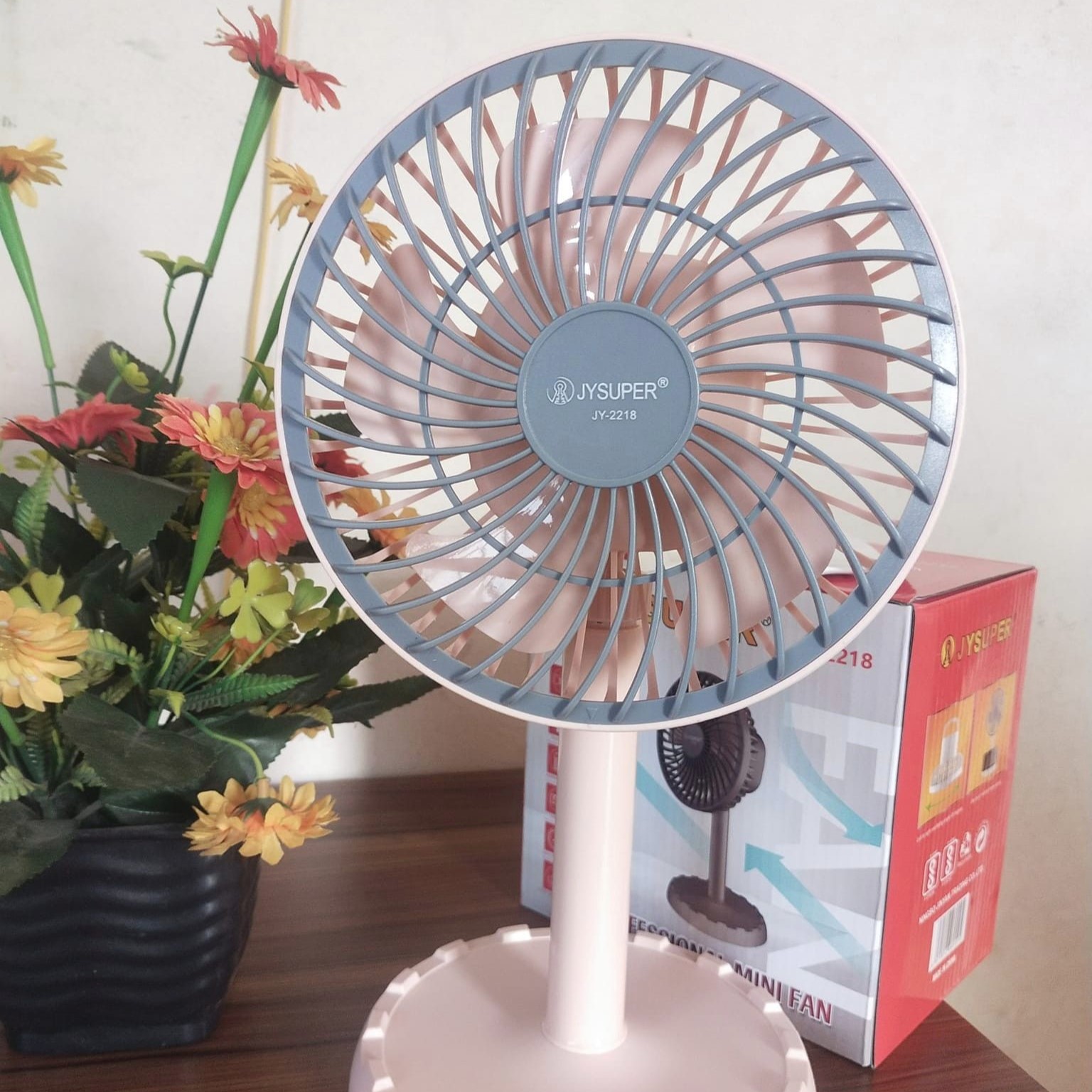 JY Super JY-2218  Rechargeable Fan