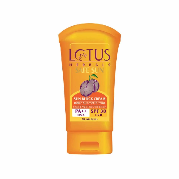 Lotus Herbals Safe Sun Block Cream Spf 30 (100gm)