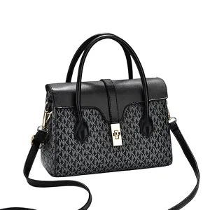 Newest High Quality MK Design American Bag Luxury Women's Handbags(Black)