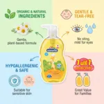 Kodomo Organic 0+ Baby Shampoo 400ml (Thailand)