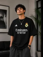 Men's Drop Shoulder T-Shirt, DTF Print on Pure Cotton, Chest 42 to 48