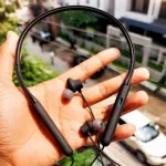 Recrsi RE-NY026 Wireless Bluetooth Neckband Headset | 18 Hours Playtime, Super Waterproof Sports Earphones with Mic, EQ & Magnetic Earbuds