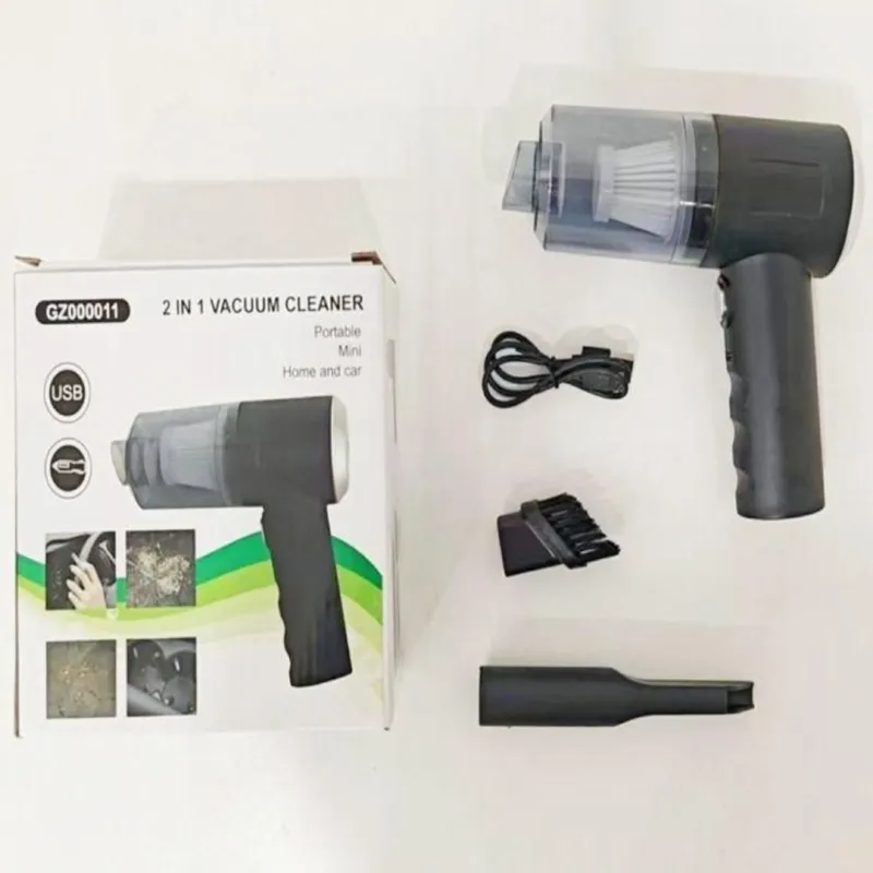 2 in 1 wireless portable and rechargeable mini vacuum cleaner
