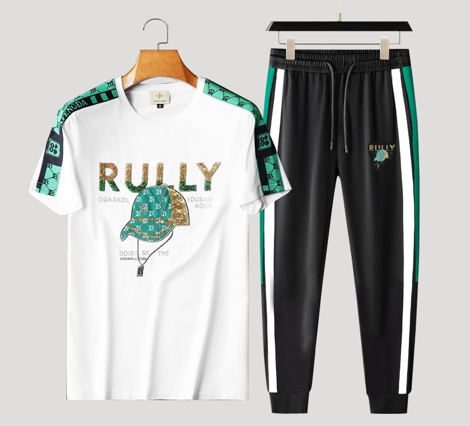 Men's Mesh Jersey T-Shirt and Trouser Combo, 2 Colours
