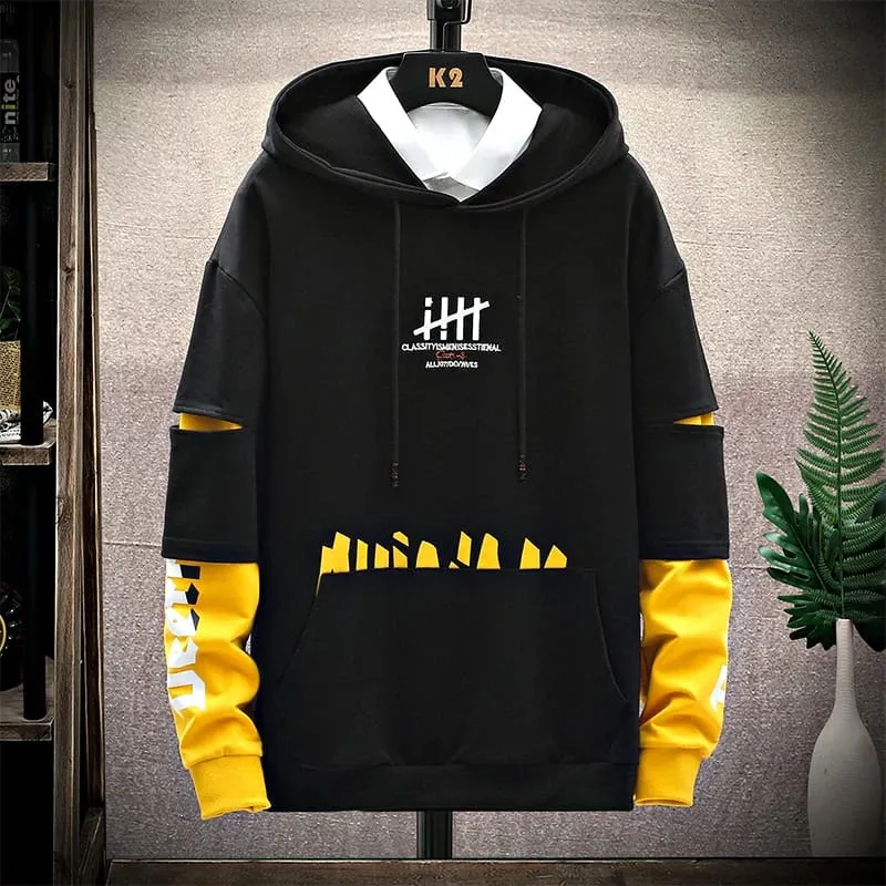 Contrast Colour Cotton Hoodie, 300 GSM, 2 Colour Choices