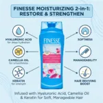 Finesse Restore + Strengthen Moisturizing 2in1 Shampoo + Conditioner 384ml (Canada)