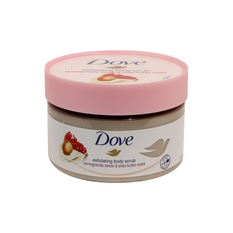 Dove Pomegranate Seeds & Shea Butter Scent Exfoliating Body Scrub 225ml (Slovakia)