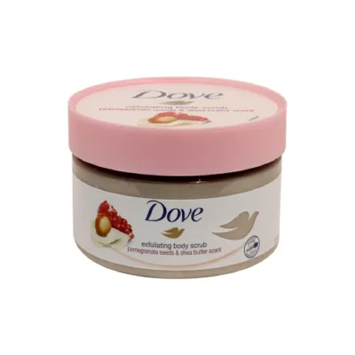 Dove Pomegranate Seeds & Shea Butter Scent Exfoliating Body Scrub 225ml (Slovakia)