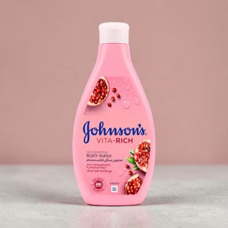 Johnson's Vita Rich  With Pomegranate Flower Extract Brightening Body Wash 400ml (Italy)