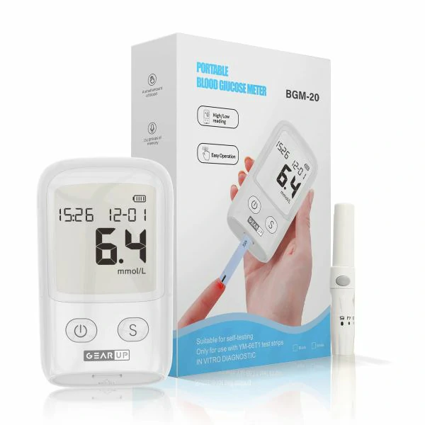 GearUP BGM-20 Diabetes Measuring Machine/ Blood Glucose Meter With 25 Test Strips