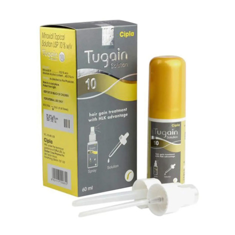 Tugain solution 10 Hair Gain Treatment 60ml (India)