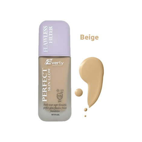 Everly Perfect Skin Glow Flawless Filter Foundation SPF15 - Beige (China)