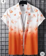 Men's Half Sleeve Slim Fit Cotton Shirt, M to XL