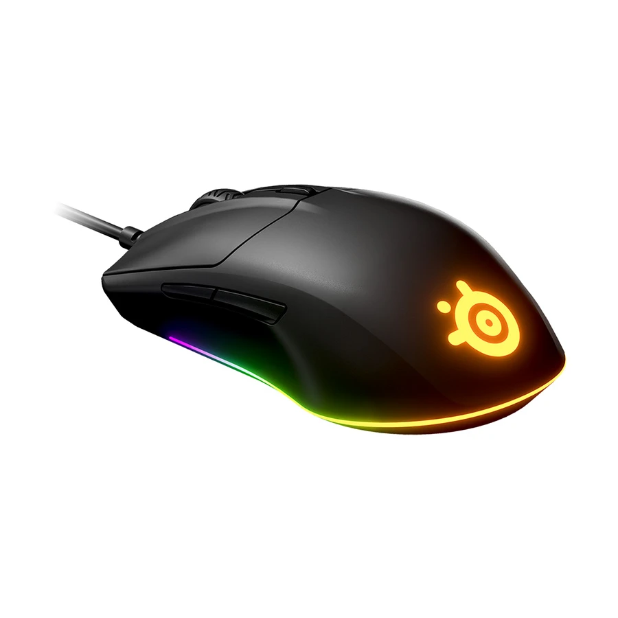 SteelSeries Rival 3 RGB Wired Black Gaming Mouse