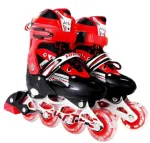 Adjustable Skating Shoes with Light-Up Wheels, Size 36-42