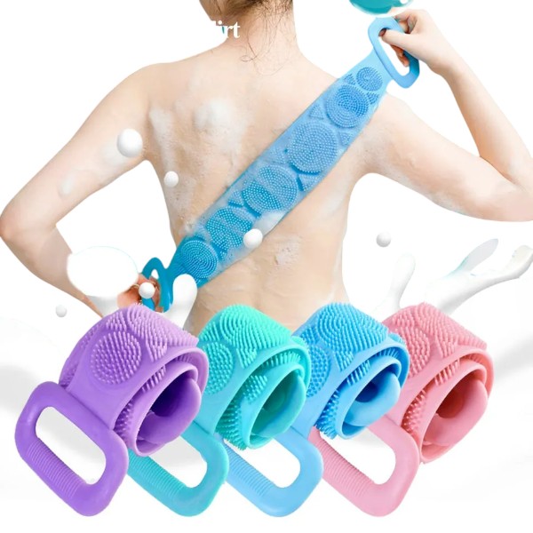 Silica Gel Bath Towel Back Strip Belt Bathroom Equipment